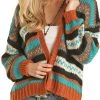 Multi Striped Cardigan #46-2377