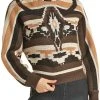 Longhorn Skull Sweater #46-2394