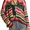 Cropped Crochet Cardigan #46-8433