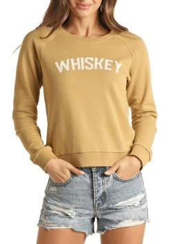 Whiskey Weekends Graphic Pullover #48T3237