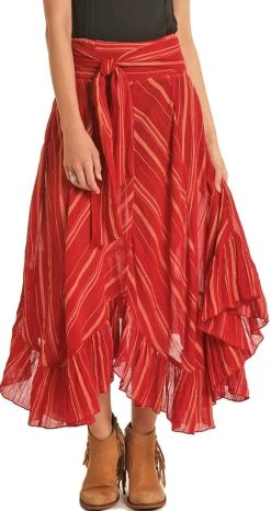 Ruffled Maxi Skirt #69-5148