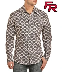 FR Aztec Twill Long Sleeve Work Shirt #B2S2336