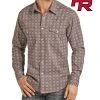 FR Floral Twill Long Sleeve Work Shirt #B2S2337