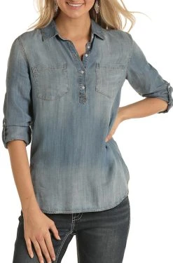 Button Up Tunic #B4B5759