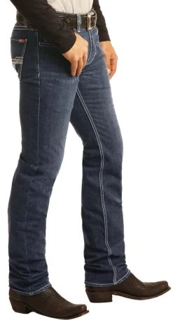 Flame Resistant Slim Fit Extra Stretch Straight Bootcut Jeans #F1R5828 -RodeoRave F1R5828 A 14063.1614713302