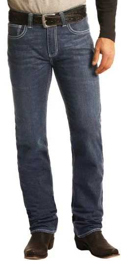 Flame Resistant Slim Fit Extra Stretch Straight Bootcut Jeans #F1R5828 -RodeoRave F1R5828 83672.1614713302