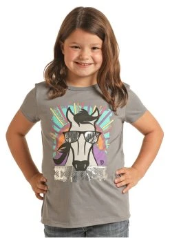 Metallic Horse Short Sleeve Tee #G3T3348