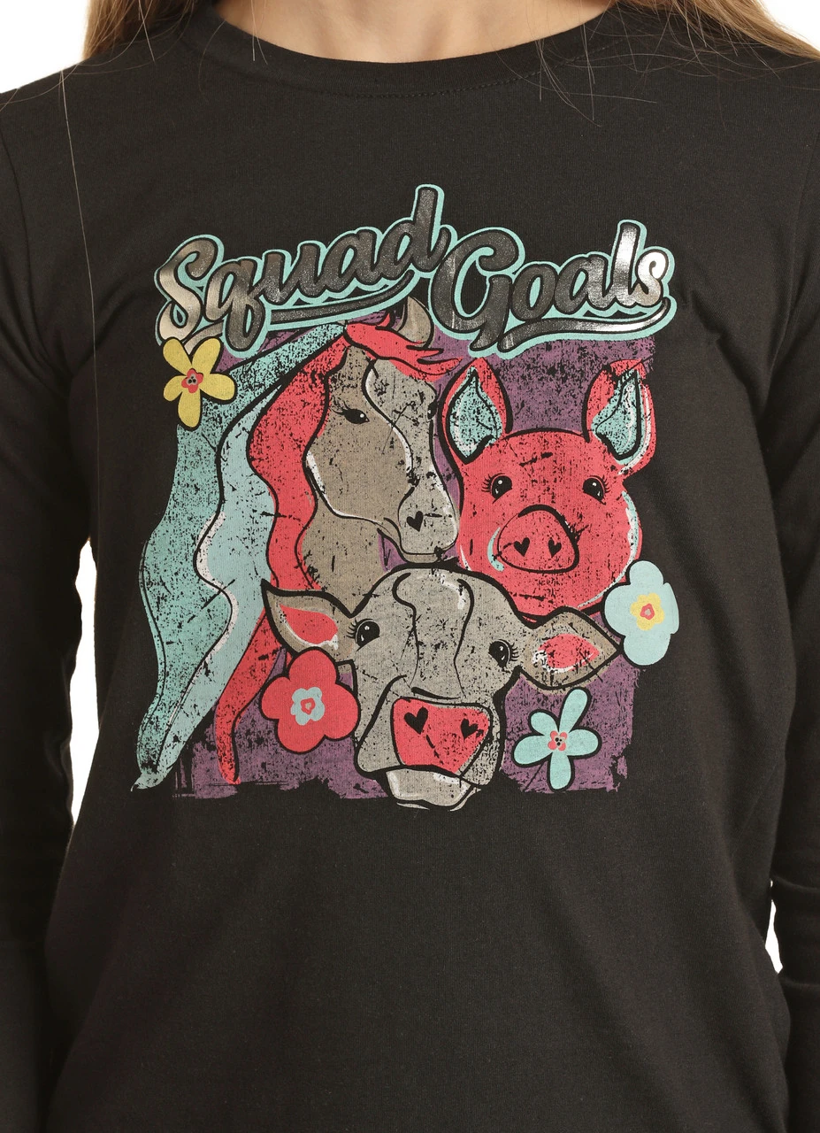 Squad Goals Long Sleeve Tee #G4T1557 2 Squad Goals Long Sleeve Tee #G4T1557 - Image 2