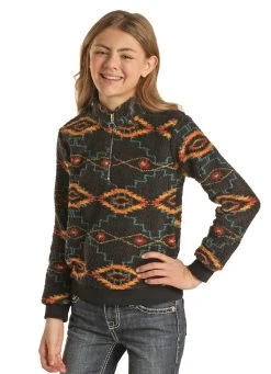 Aztec Sherpa Pullover #G4T2384