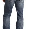 Relaxed Fit Straight Bootcut Jeans #M0S8553