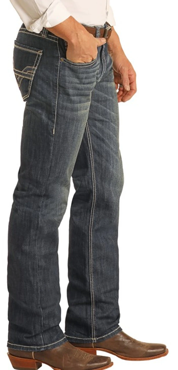 Slim Fit Stretch Straight Bootcut Jeans #M1R2781 3 Slim Fit Stretch Straight Bootcut Jeans #M1R2781 - Image 3