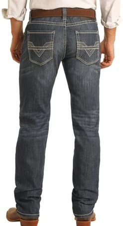Slim Fit Stretch Straight Bootcut Jeans #M1R2781