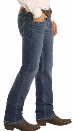 Vintage '46 Slim Fit Stretch Straight Bootcut Jeans #M1R2795 -RodeoRave M1R2795 A 61552.1639689837