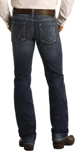 Vintage '46 Slim Fit Stretch Straight Bootcut Jeans #M1R6202