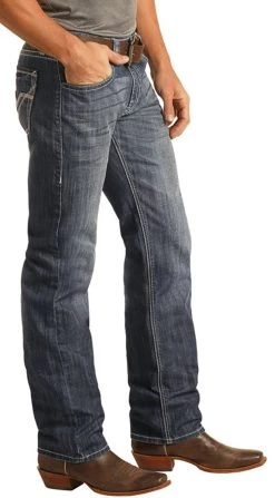 Regular Fit Stackable Bootcut Jeans #MSP1763 -RodeoRave MSP1763 A 47156.1634951281