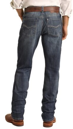 Relaxed Fit Stretch Stackable Bootcut Jeans #MTB3482