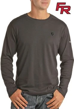 Flame Resistant Long Sleeve Work Tee #F8-6568