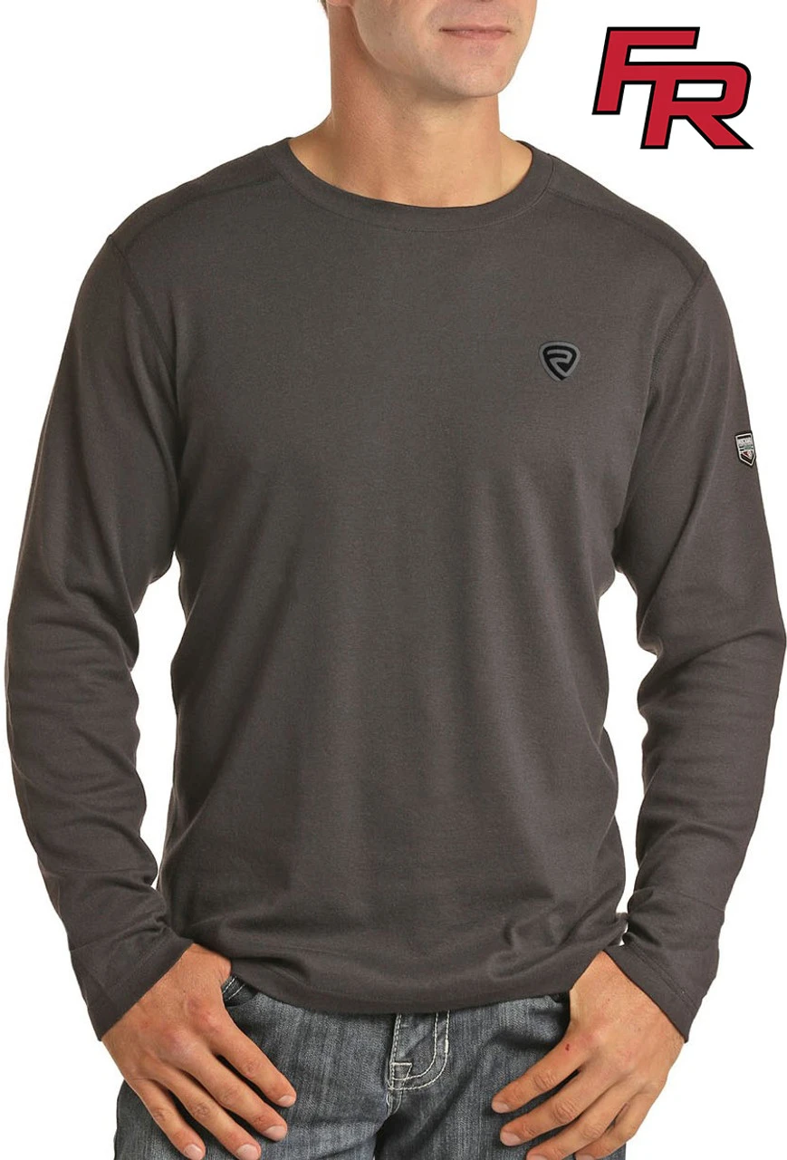 Flame Resistant Long Sleeve Work Tee #F8-6568 1 Flame Resistant Long Sleeve Work Tee #F8-6568