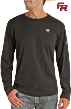 Flame Resistant Long Sleeve Work Tee #F8-8120