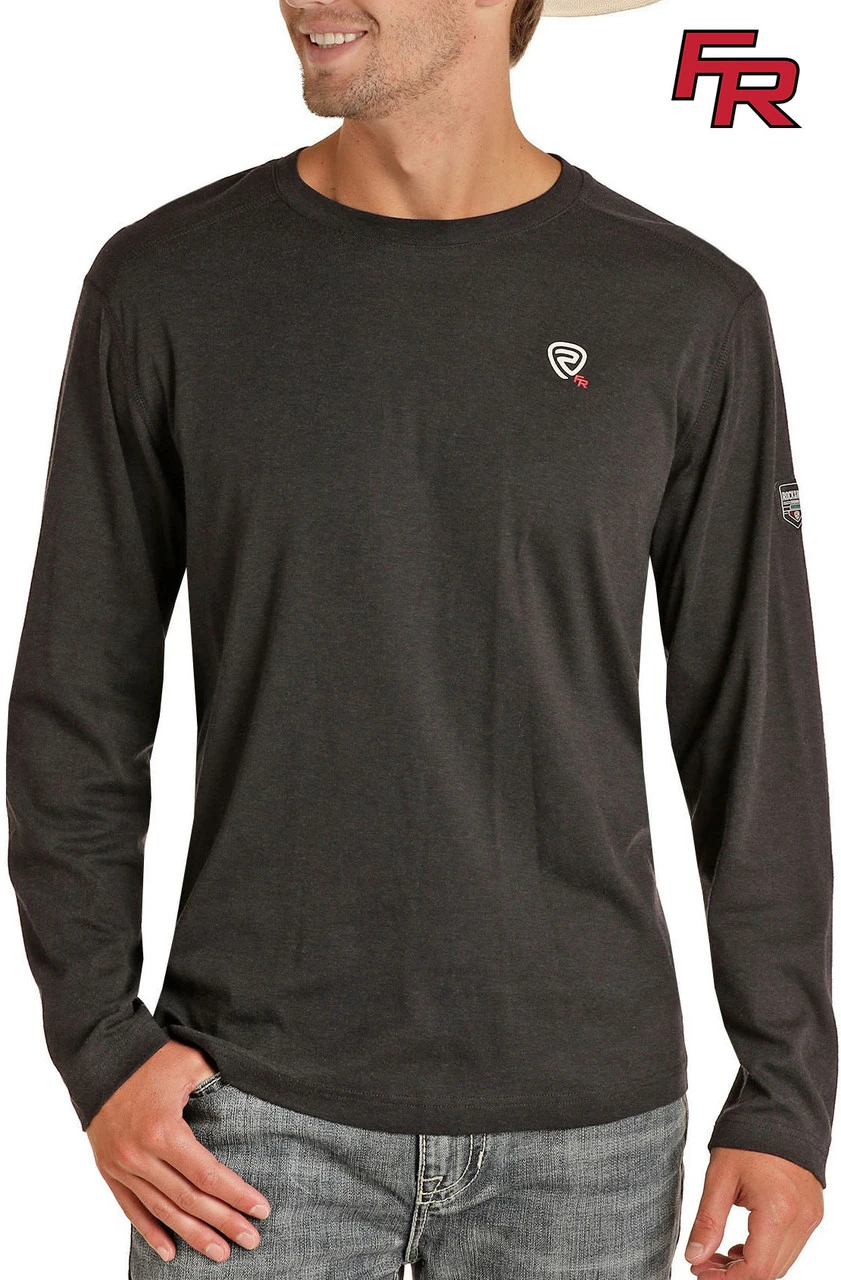 Flame Resistant Long Sleeve Work Tee #F8-8120 1 Flame Resistant Long Sleeve Work Tee #F8-8120