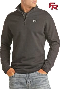 Flame Resistant Long Sleeve Work Pullover #F8Z6566