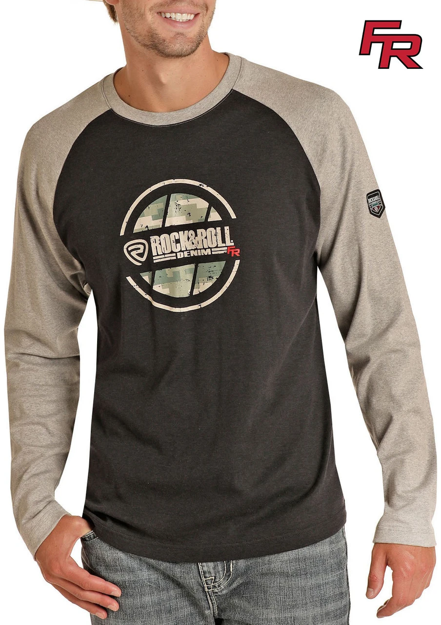 Flame Resistant Long Sleeve Work Tee #F8-8118 1 Flame Resistant Long Sleeve Work Tee #F8-8118