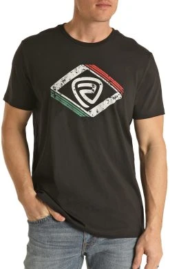 Rock & Roll Denim Logo Tee #P9-2615