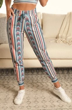 Aztec Print Jogger Pants