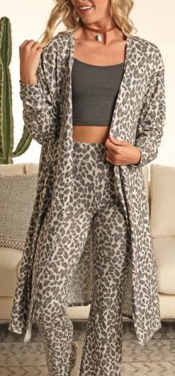 Cheetah Print Duster