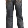 Relaxed Tapered Stretch Bootcut Jeans (RRBD0BR1IC)