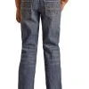 Relaxed Tapered Stretch Bootcut Jeans (RRBD0BR145)