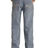 Relaxed Tapered Stretch Bootcut Jeans (RRBD0BR146)