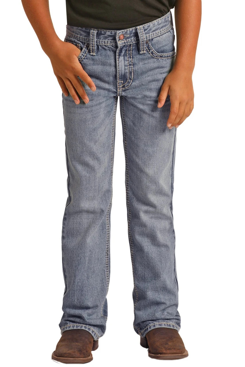 Relaxed Tapered Bootcut Jeans (RRBD0BR14K) 2 Relaxed Tapered Bootcut Jeans (RRBD0BR14K) - Image 2