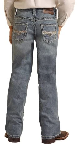 Regular Fit Stretch Light Ivory Pocket BB Gun Bootcut