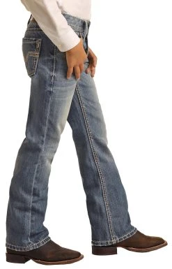 Regular Fit Two Tone BB Gun Bootcut -RodeoRave RRBD0BRYWO BZ 22235.1665780820