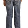 Regular Fit Two Tone Rope Stitch BB Gun Bootcut