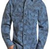 Paisley Print Long Sleeve Snap Shirt (RRBSOSR0PT)