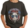 Dale Brisby Pow Pow Graphic T-Shirts Shirt (RRBT21R12R)