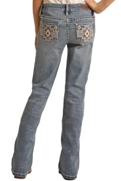 Mide Rise Extra Stretch Bootcut Jeans (RRGD4MR0XS)