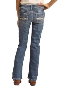 Mide Rise Extra Stretch Bootcut Jeans (RRGD4MR108)