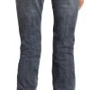 Medium Wash Stretch Bootcut Jeans