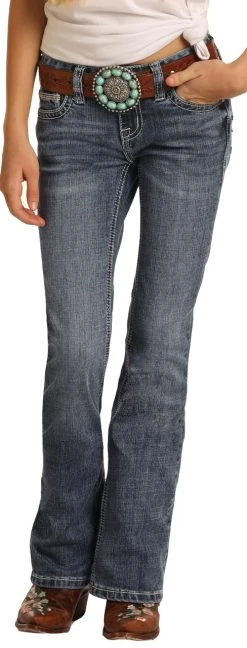 Medium Wash Stretch Bootcut Jeans -RodeoRave RRGD4MRZPKZ 64061.1657818055