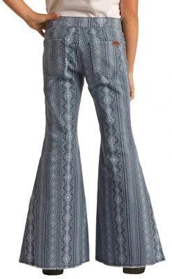 High Rise Extra Stretch Bell Bottom Jeans (RRGD7PR0RV)