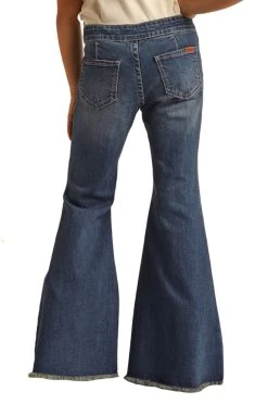 High Rise Extra Stretch Bell Bottom Jeans (RRGD7PR0S4)