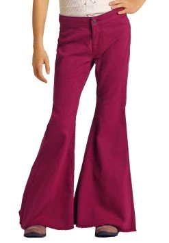 Extra Stretch Burgundy Bell Bottoms