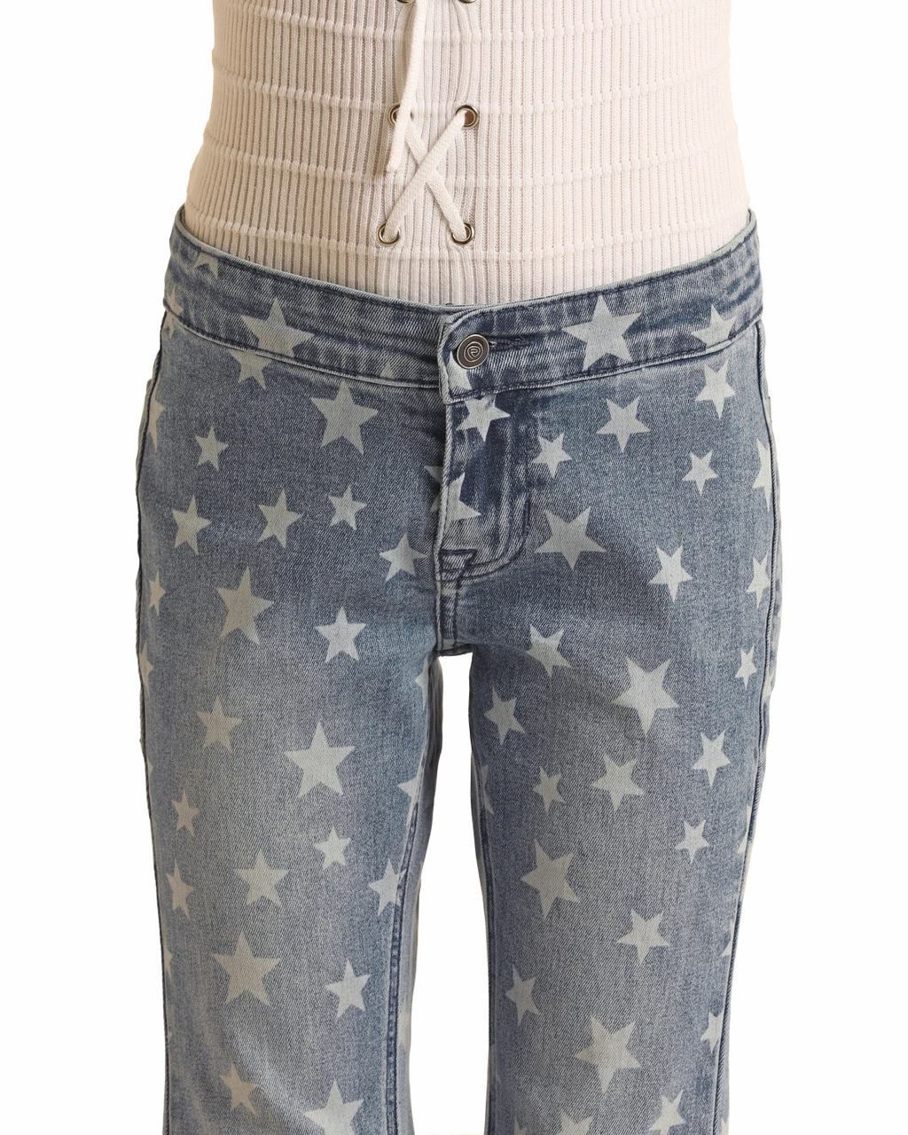Extra Stretch Americana Pull-On Bell Bottoms 3 Extra Stretch Americana Pull-On Bell Bottoms - Image 3