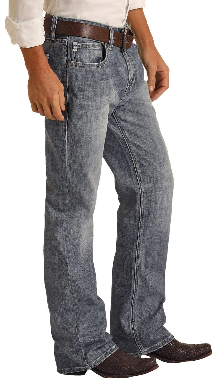 Relaxed Fit Ladder Stitch Bootcut Jeans 2 Relaxed Fit Ladder Stitch Bootcut Jeans - Image 2