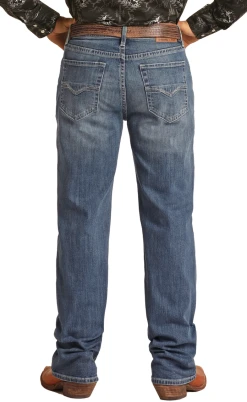 Vintage '46 Dale Brisby Relaxed Fit Small V Stretch Bootcut Jeans