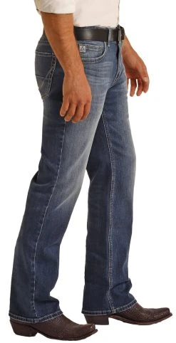 Vintage '46 Dale Brisby Relaxed Fit Signature V Stretch Straight Bootcut Jeans -RodeoRave RRMD0SRYWX BZ 11463.1661734136