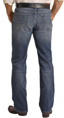 Vintage '46 Dale Brisby Relaxed Fit Signature V Stretch Straight Bootcut Jeans